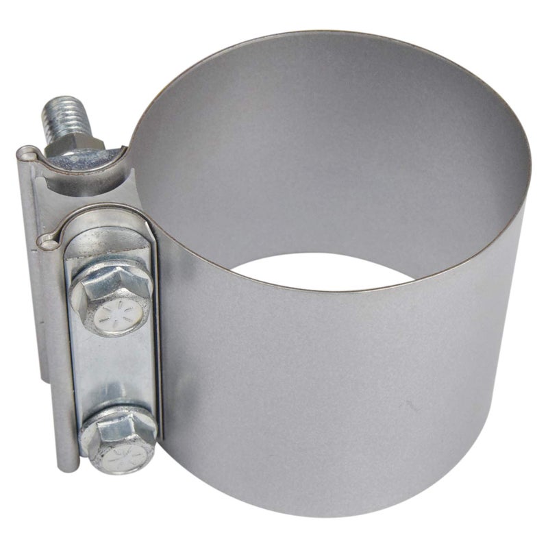 Roadformer 3" Butt Joint Exhaust Clamp - Aluminized Steel for 3 inch OD exhaust pipes, muffler ends and exhaust system connection with leak free (2 Pack) - Image 4